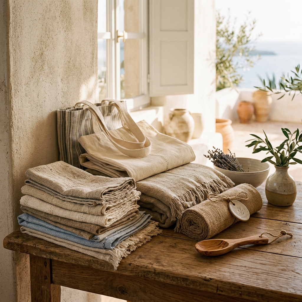 Textiles de lino y fibras naturales